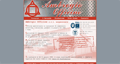 Desktop Screenshot of ambrogio-officine.it