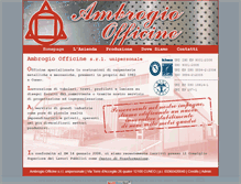 Tablet Screenshot of ambrogio-officine.it